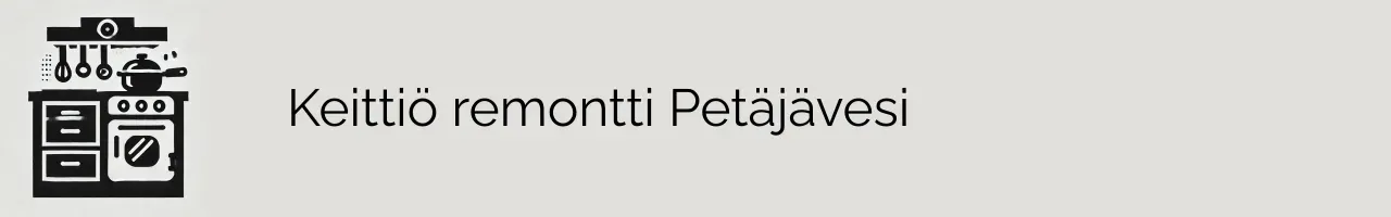 Keittiö remontti Petäjävesi